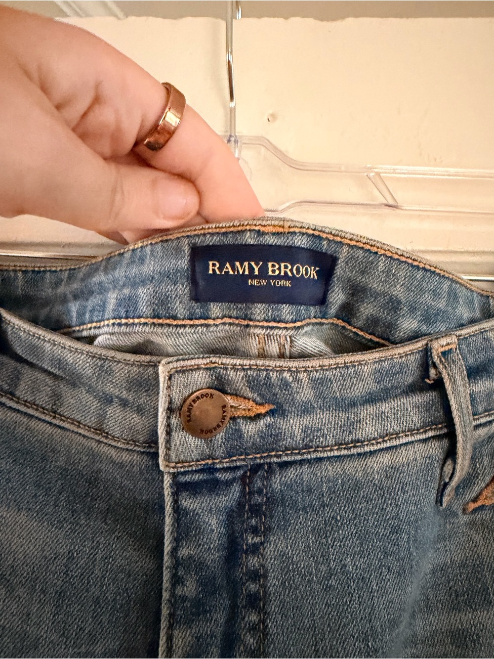 Ramy Brook Soho Sailor Button Flare Jeans | Size 30 - Picture 2 of 5